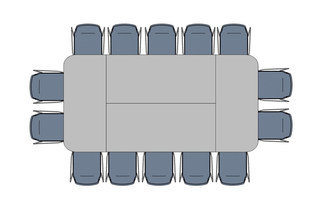 Jednací stůl BIG 160 160X320 SUNRISE